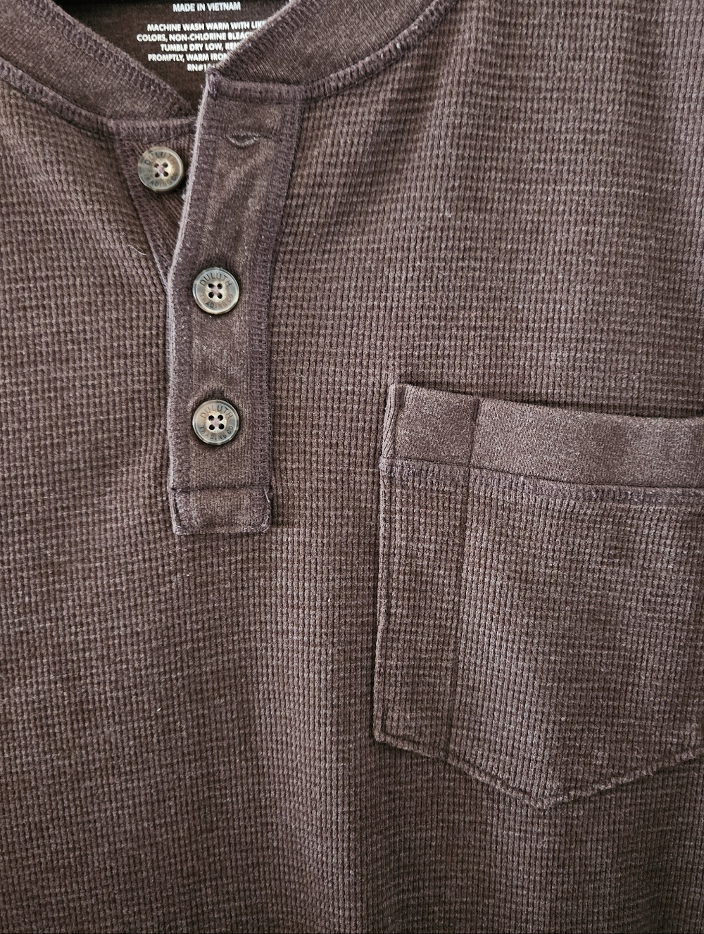 Duluth Trading Co Men's Henley Shirt - Picture 3 of 5
